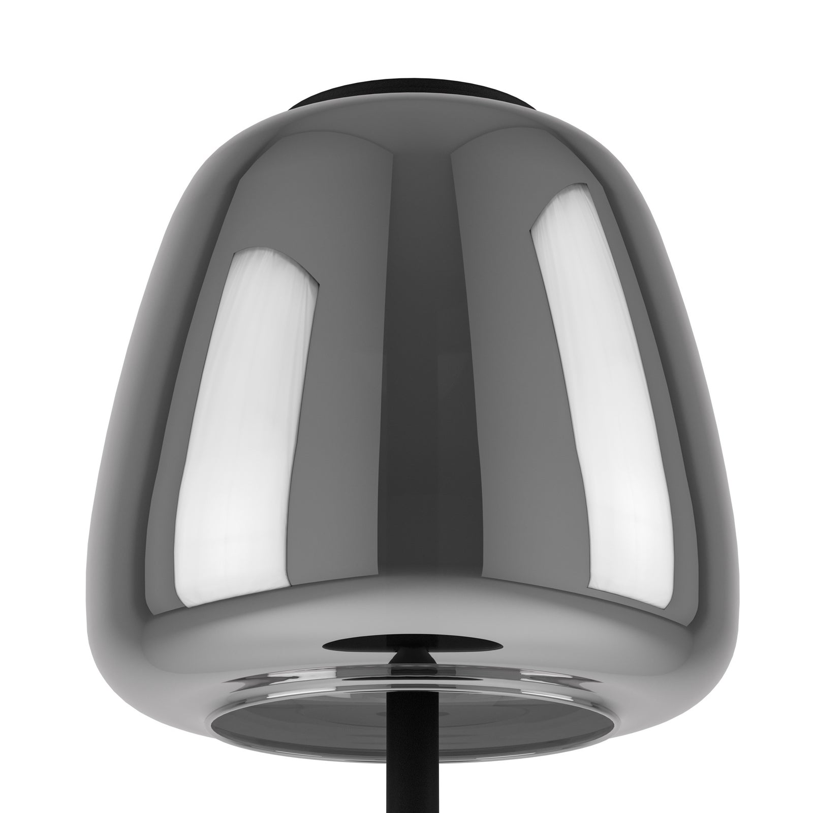 Oversikt over LED bordlampe Alfero-Z stål/glass dimbar RGB CCT svart