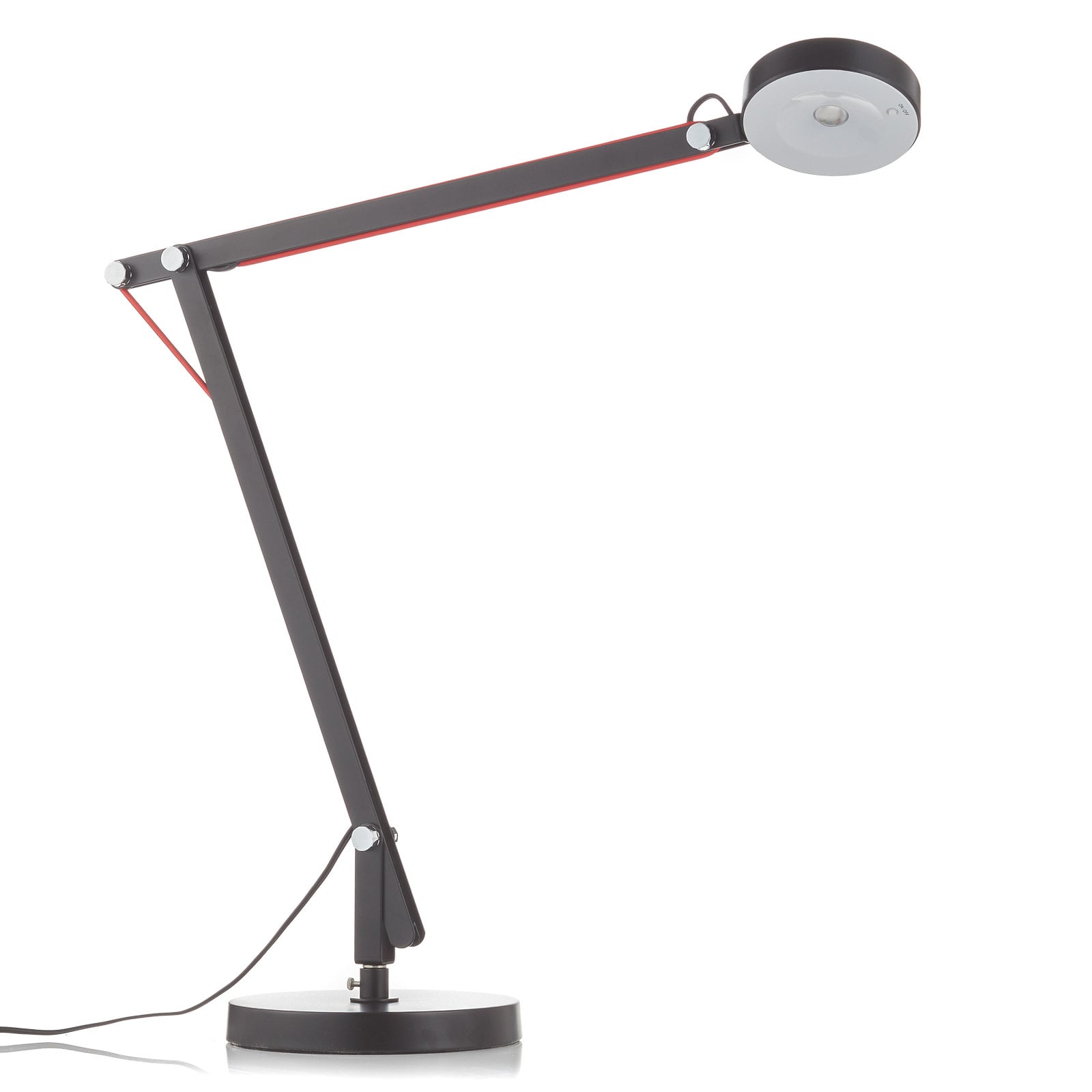LED bordlampe Amsterdam svart justerbar metall detalj av ledd