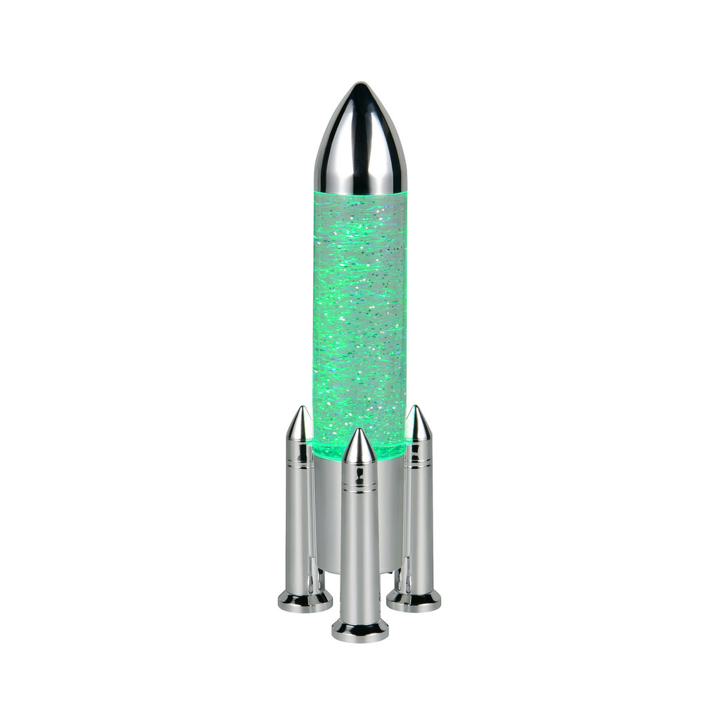 LED bordlampe Apollo RGB fargeskiftende titan 33 cm USB detalj