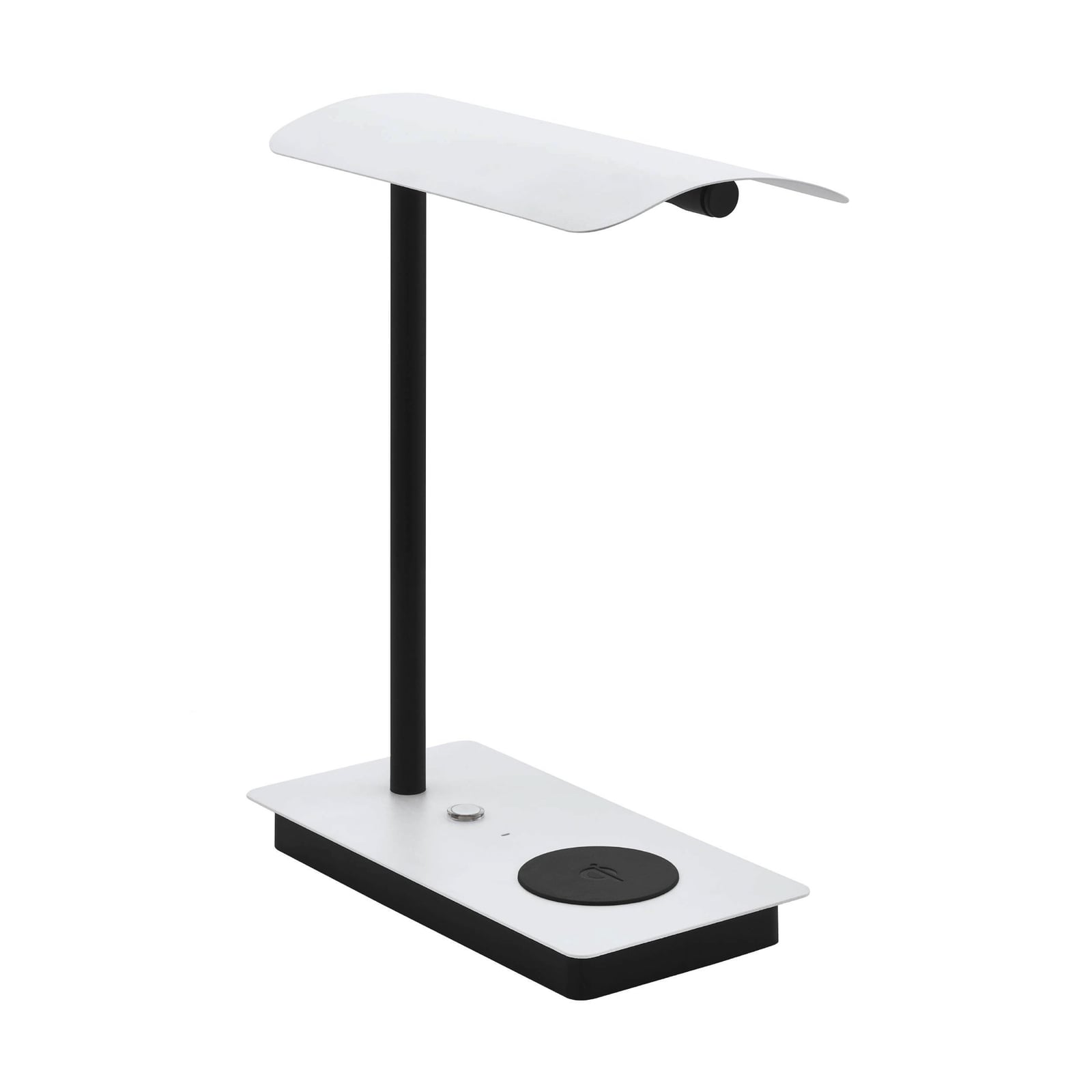 LED bordlampe Arenaza dimbar touch med QI-lading hvit bakside