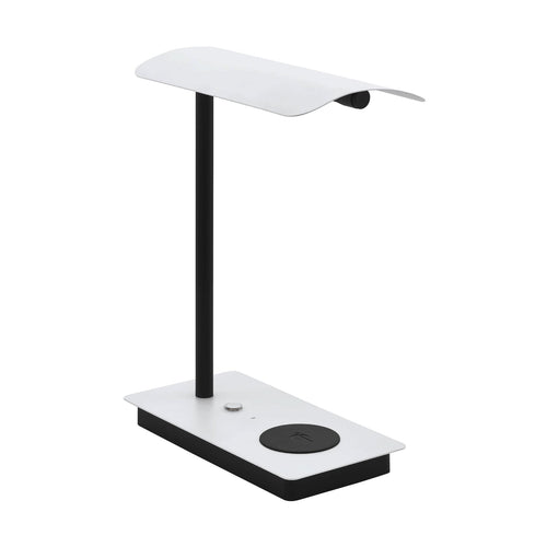 LED bordlampe Arenaza dimbar touch med QI-lading hvit bakside