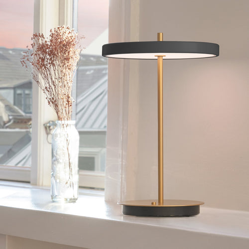 LED bordlampe Asteria Move bakside visning