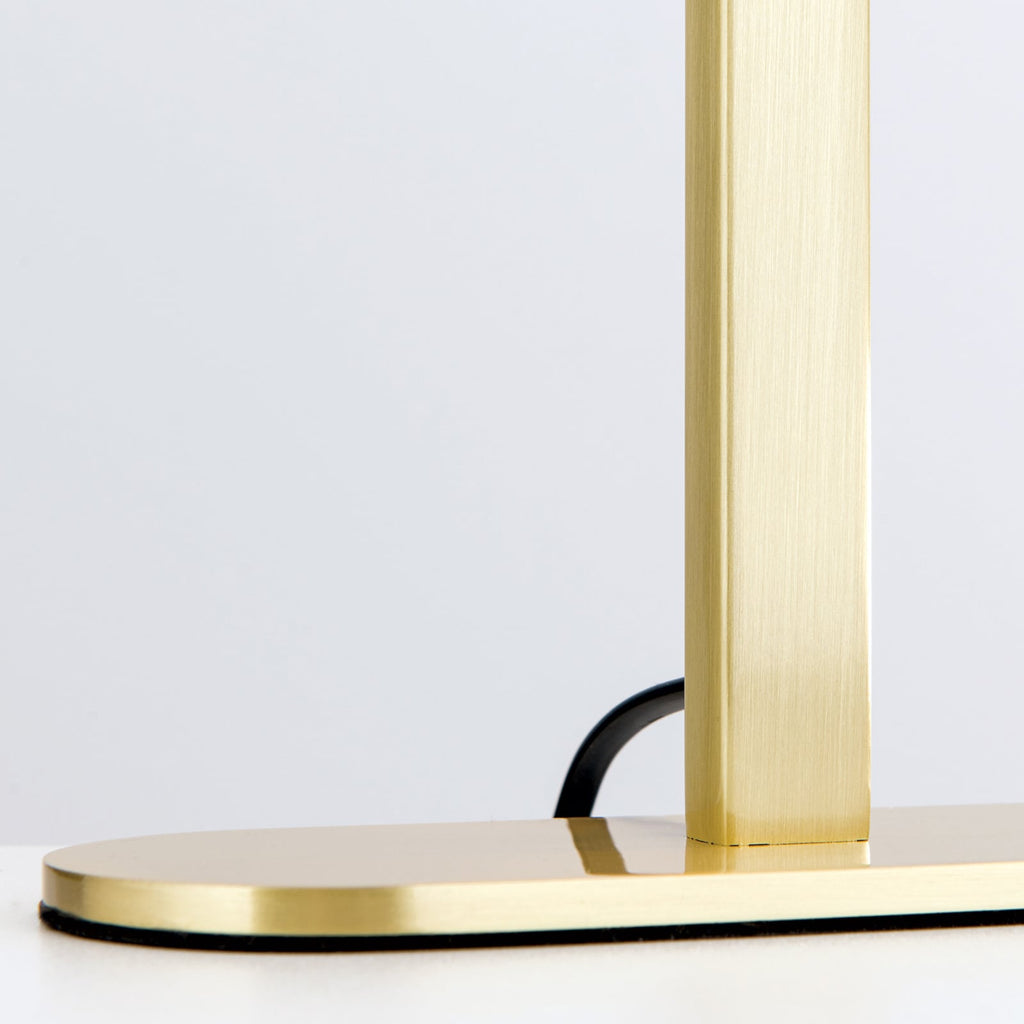 LED bordlampe Auftakt gull/svart stål 34 cm 12W kabel og plugg