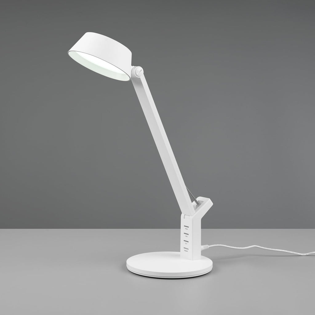 LED bordlampe Ava dimbar hvit CCT 5W med USB forfra
