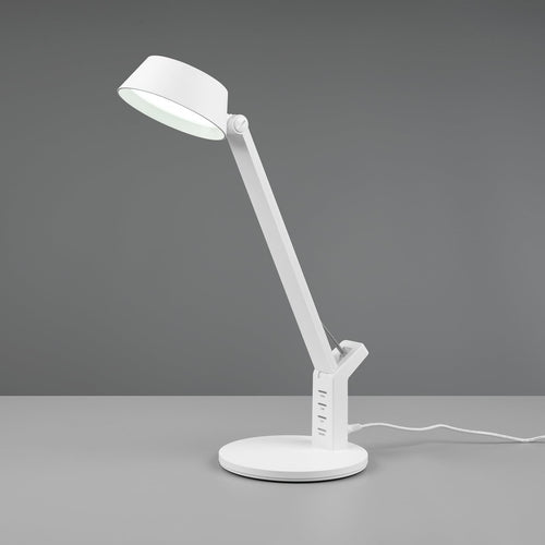 LED bordlampe Ava dimbar hvit CCT 5W med USB forfra
