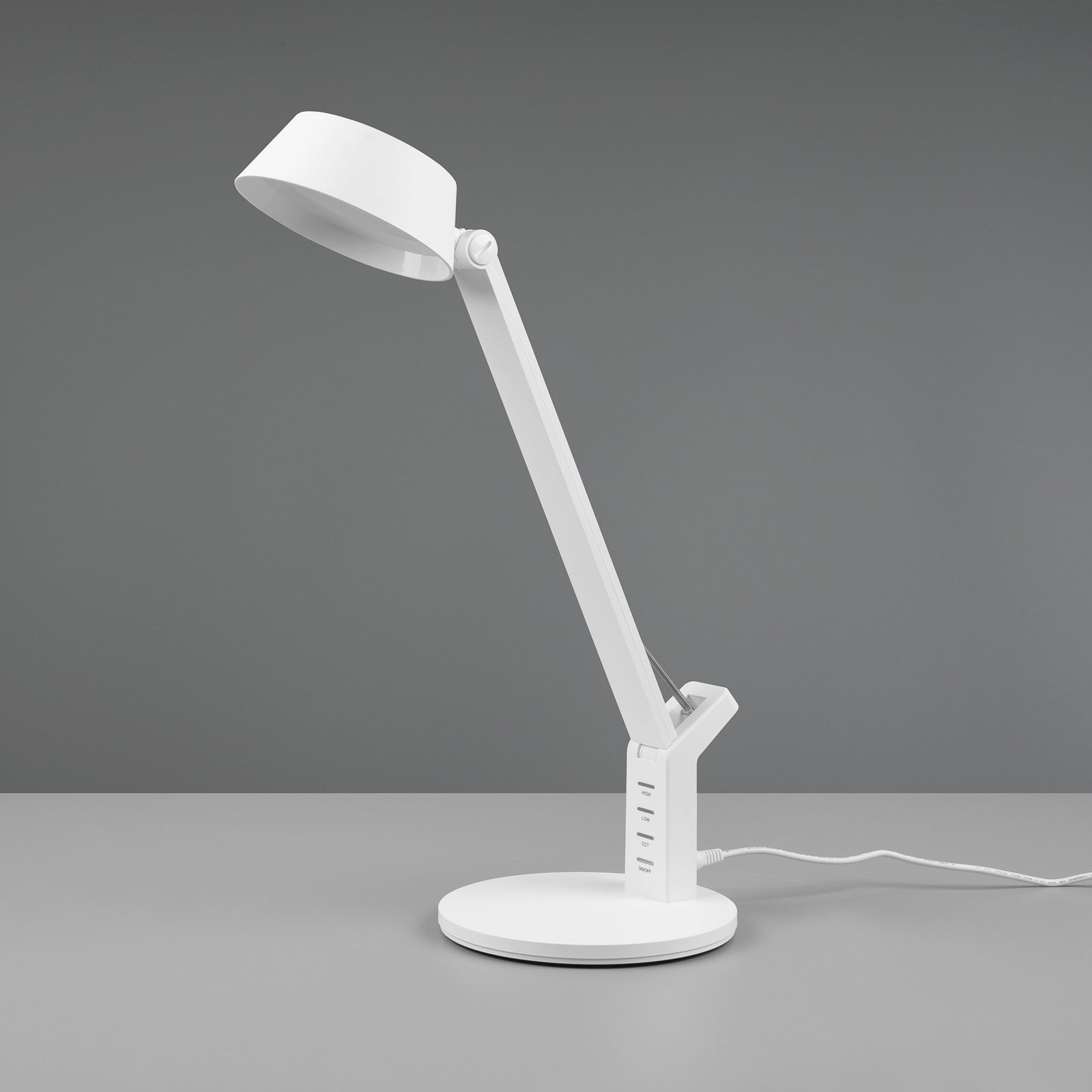 LED bordlampe Ava dimbar hvit CCT 5W med USB sideprofil