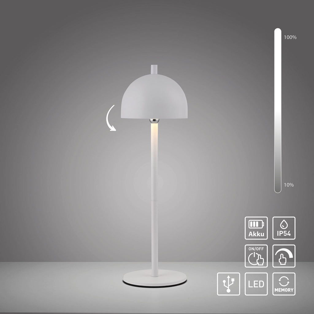 LED bordlampe Bellies oversikt over produktdetaljer