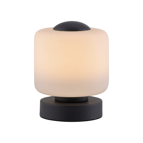 LED bordlampe Bota glass antrasitt dimbar 7W varmhvit bakside
