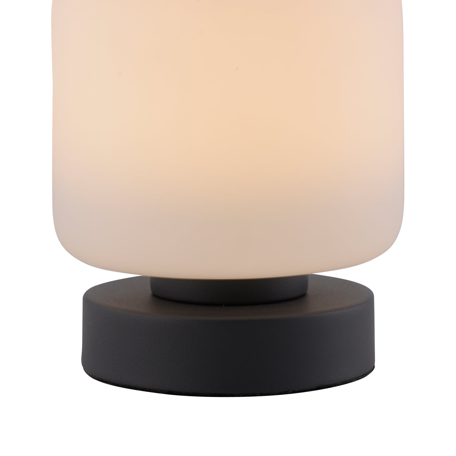 LED bordlampe Bota glass antrasitt dimbar 7W varmhvit sideprofil