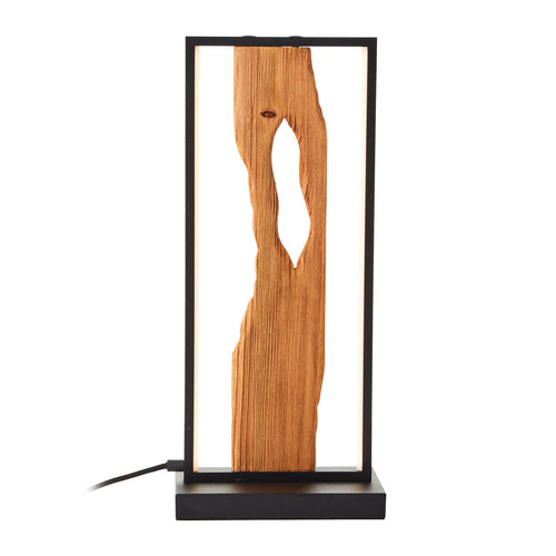 LED bordlampe Chaumont tre svart forfra