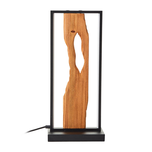 LED bordlampe Chaumont tre svart bakside