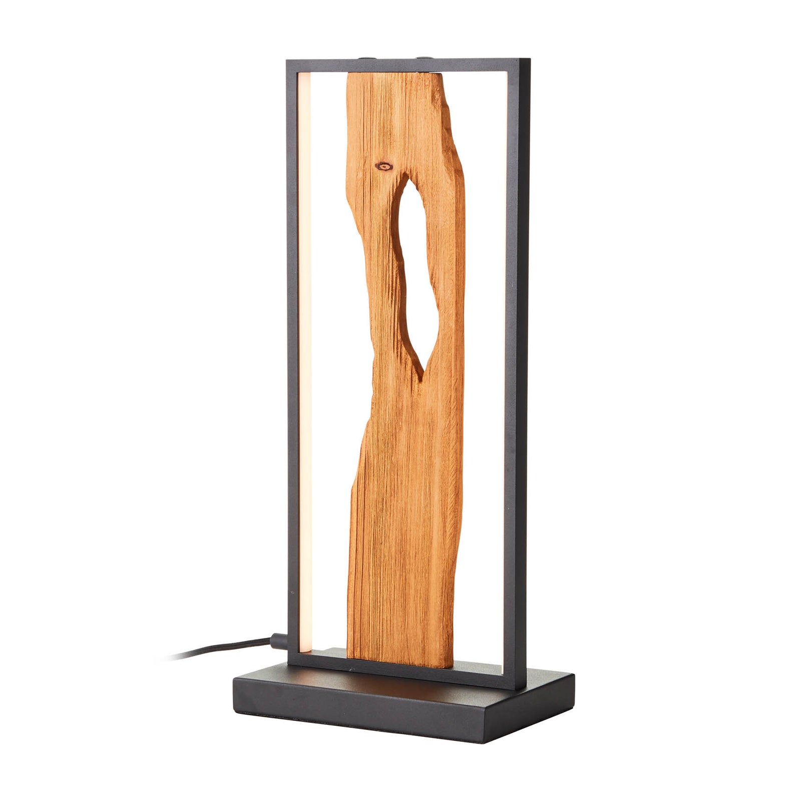 LED bordlampe Chaumont tre svart nærbilde