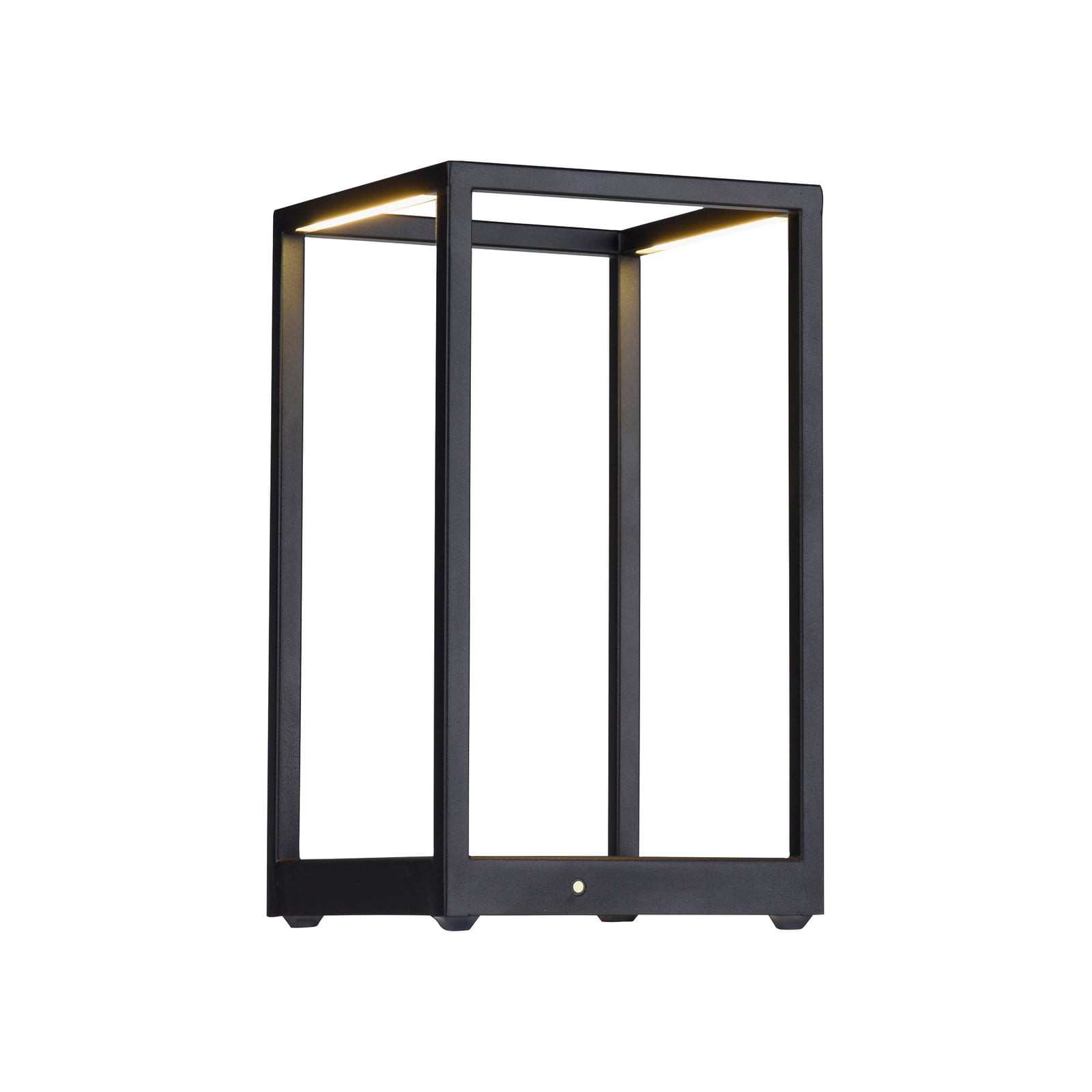LED bordlampe Contura svart matt jern dimbar 15x15 cm detalj