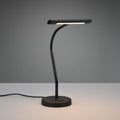 LED bordlampe Curtis fleksarm dimbar svart matt forfra