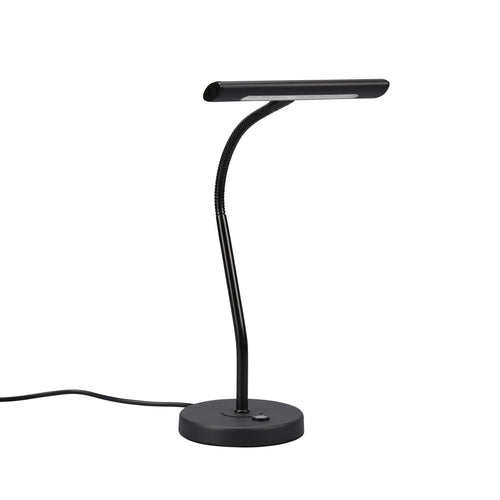 LED bordlampe Curtis fleksarm dimbar svart matt bakside