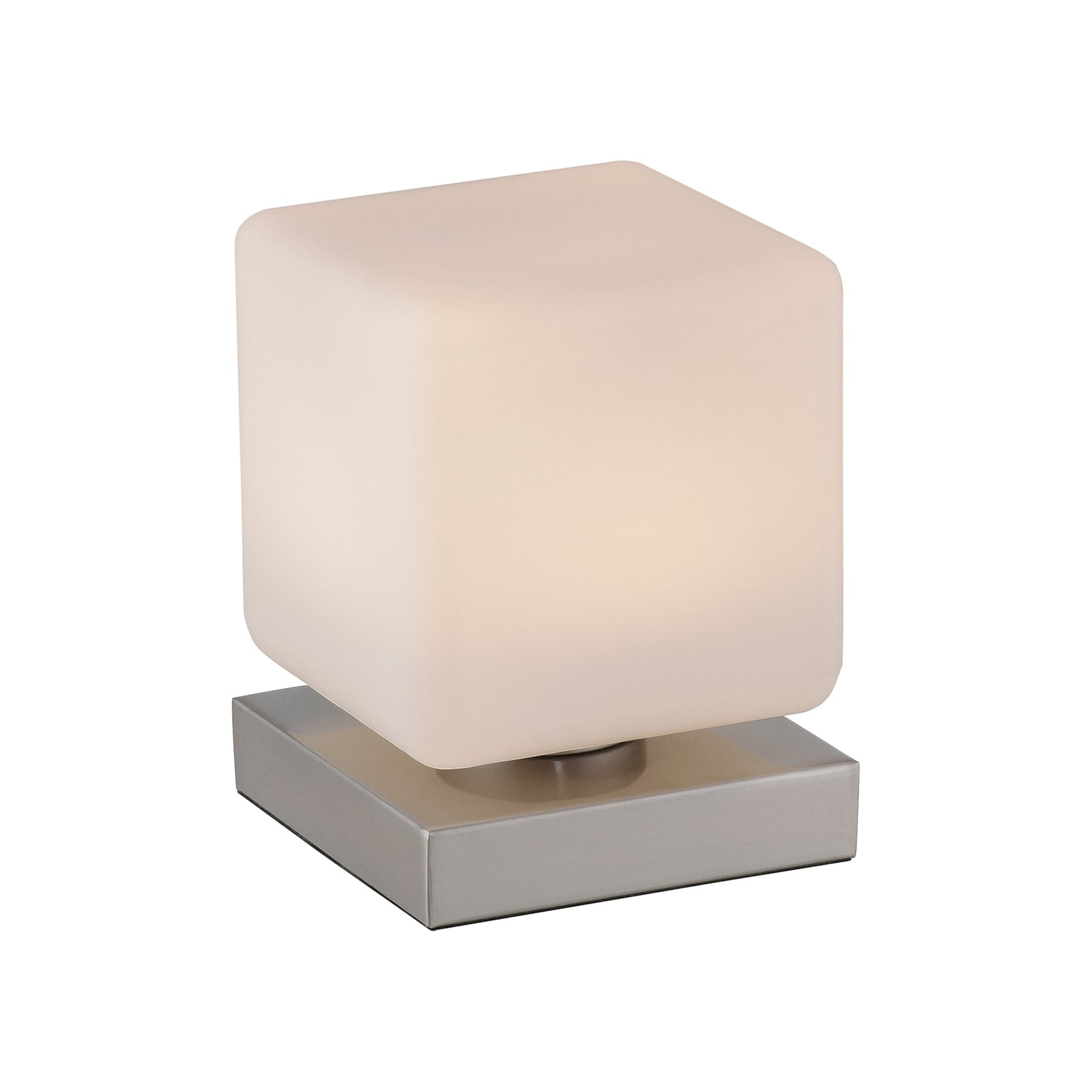 LED bordlampe Dadoa glass dimbar 12x12 cm 7W forfra