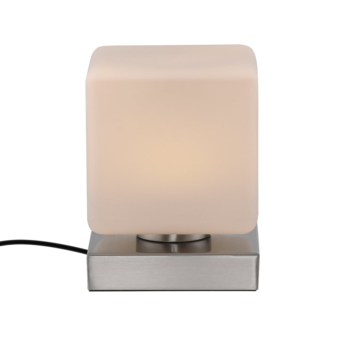 LED bordlampe Dadoa glass dimbar 12x12 cm 7W bakside
