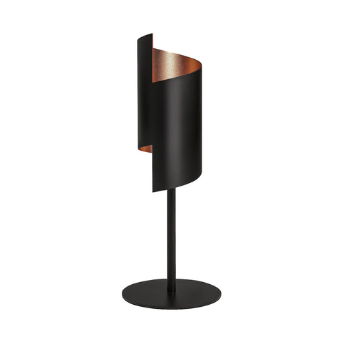 LED bordlampe Decor Twist stål dimbar CCT svart bakside