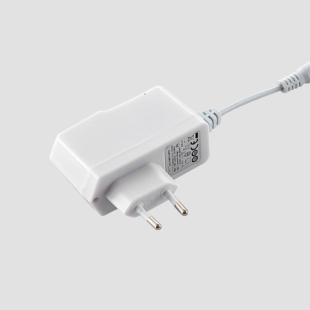 LED-bordlampe Edano dimbar hvit tekstil 60 cm lys i bruk