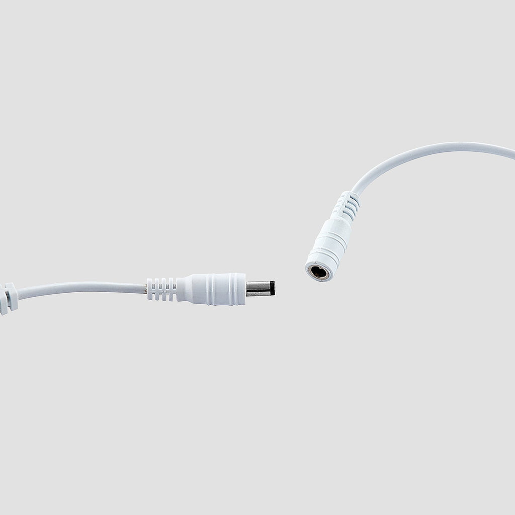 LED-bordlampe Edano dimbar hvit tekstil 60 cm helhetsbilde