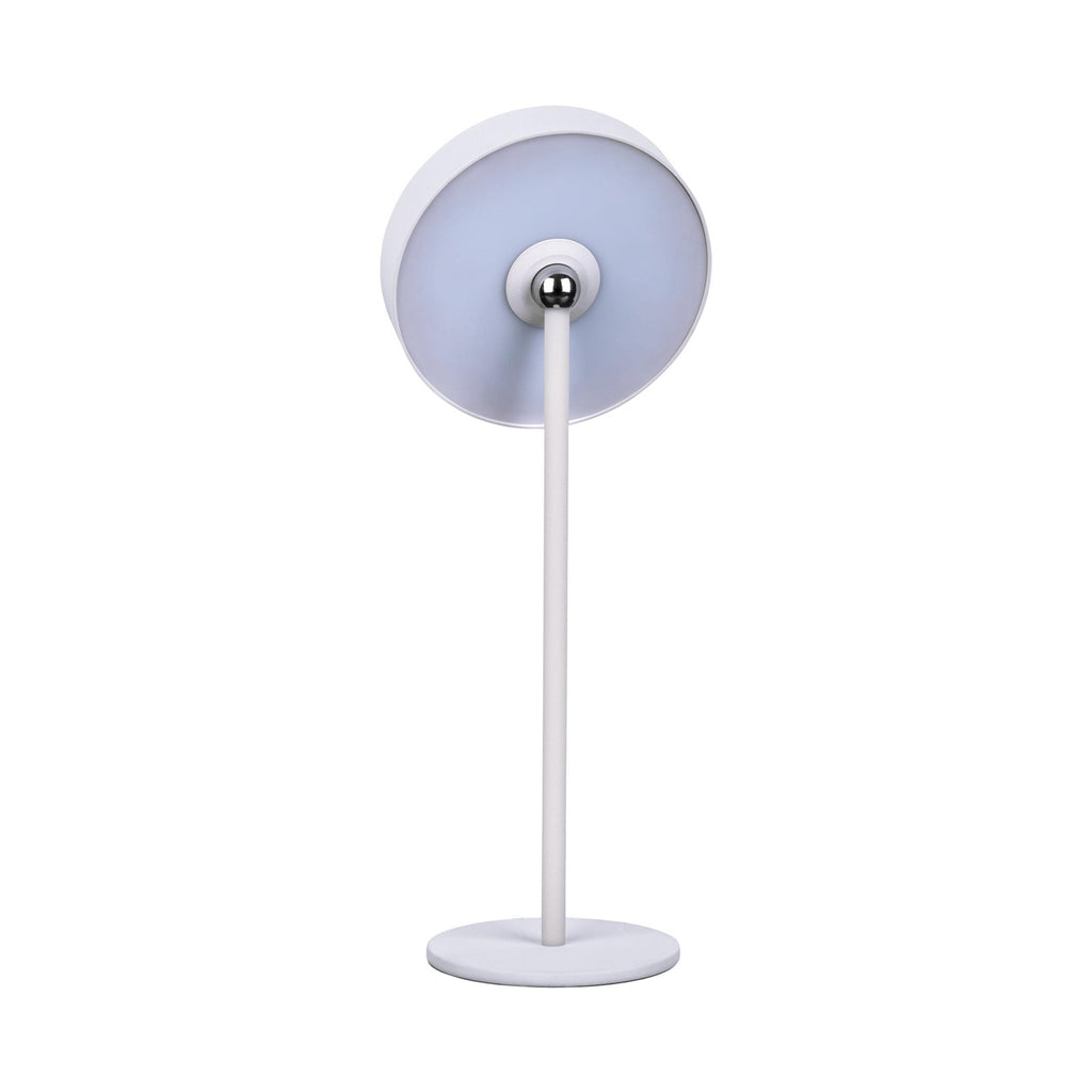LED bordlampe Ella oppladbar magnetisk hvit IP54 med USB-C ladekabel