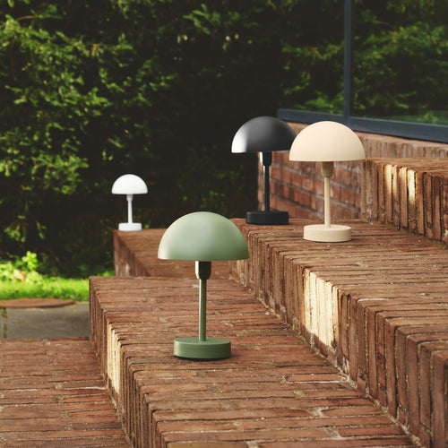LED bordlampe Ellen To-Go oppladbar svart IP44 bakside