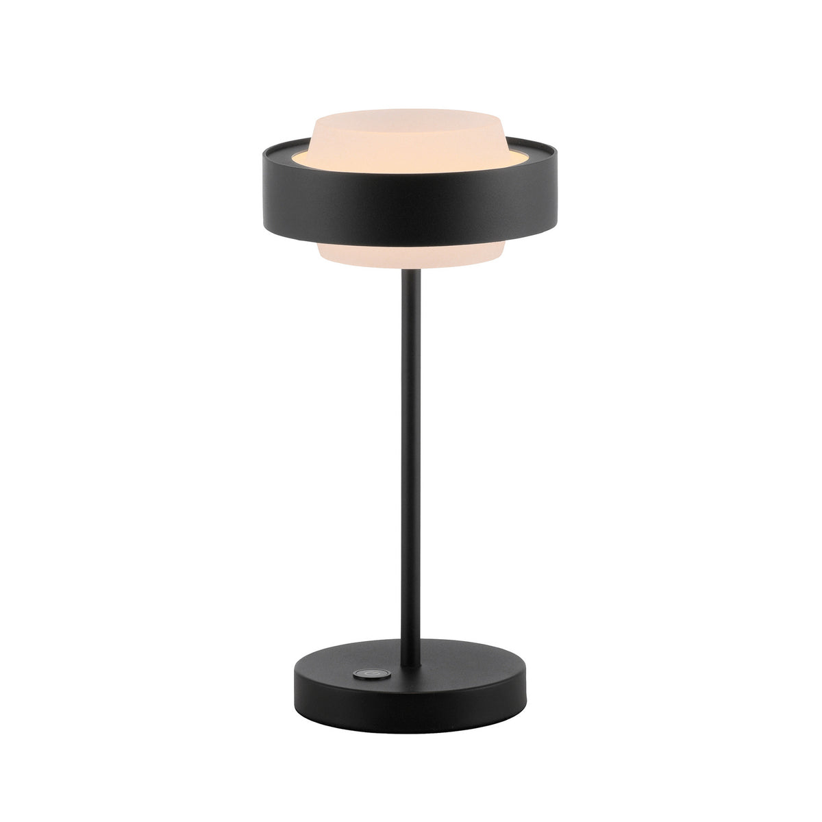 LED bordlampe Elmo nærbilde av glassdiffusor