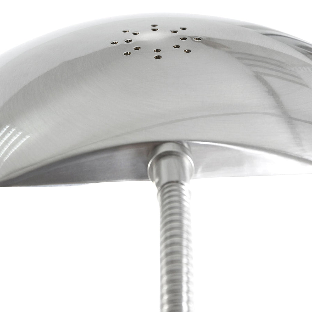 LED bordlampe Eloi dimbar stål metall/glass kabel og støpsel