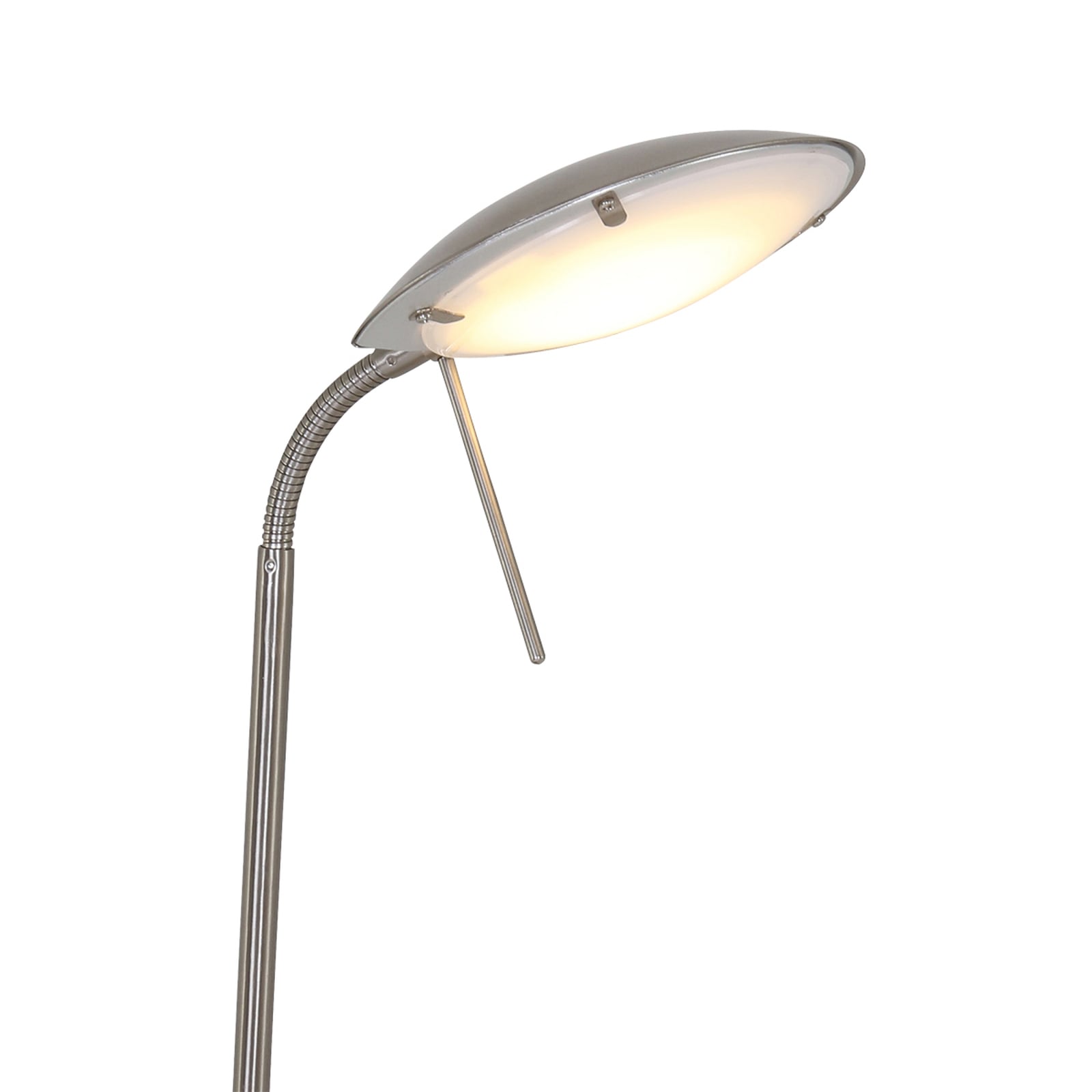 LED bordlampe Eloi dimbar stål metall/glass lysdetalj