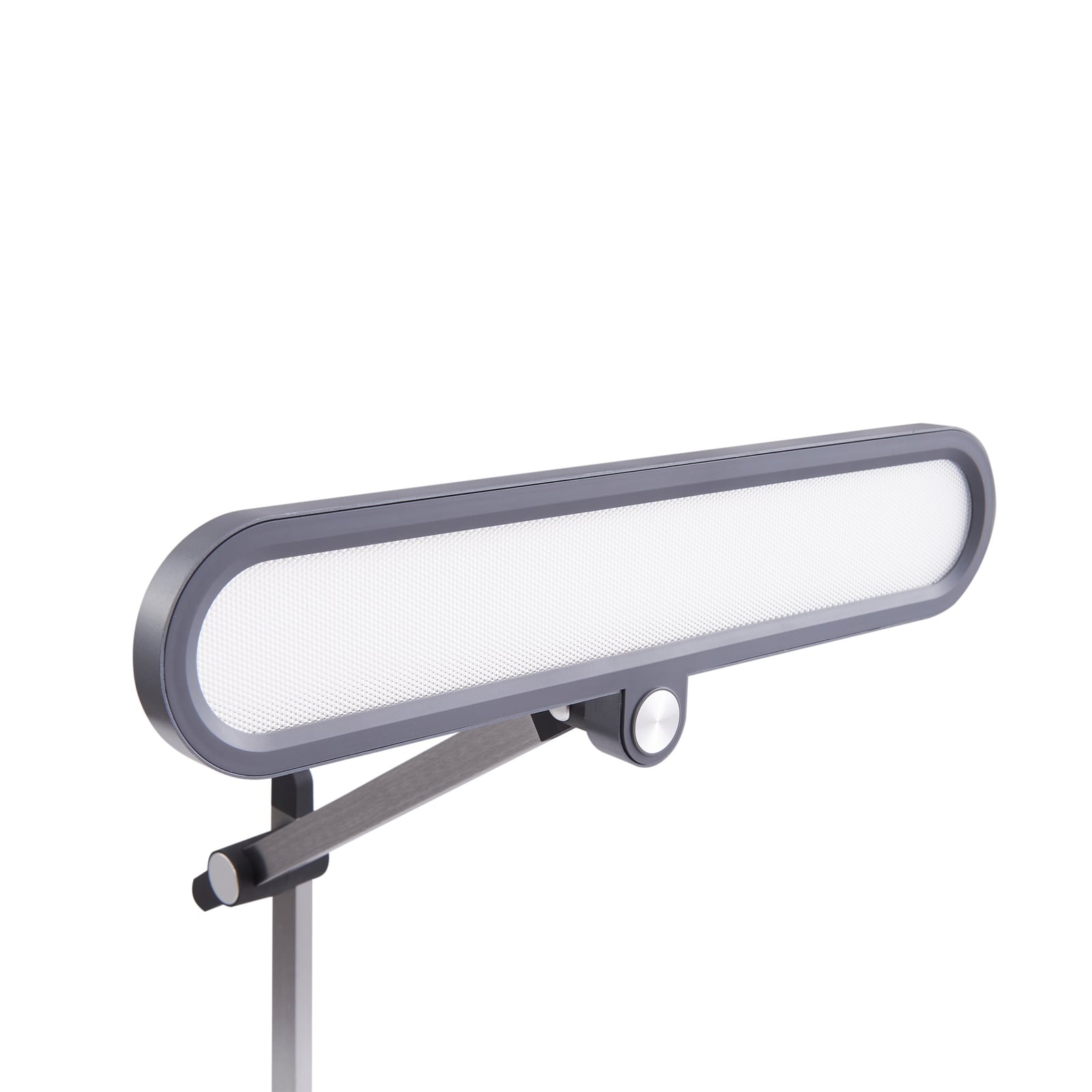 LED bordlampe Elvir dimbar CCT aluminium 53 cm grå lysmodus universal hvit