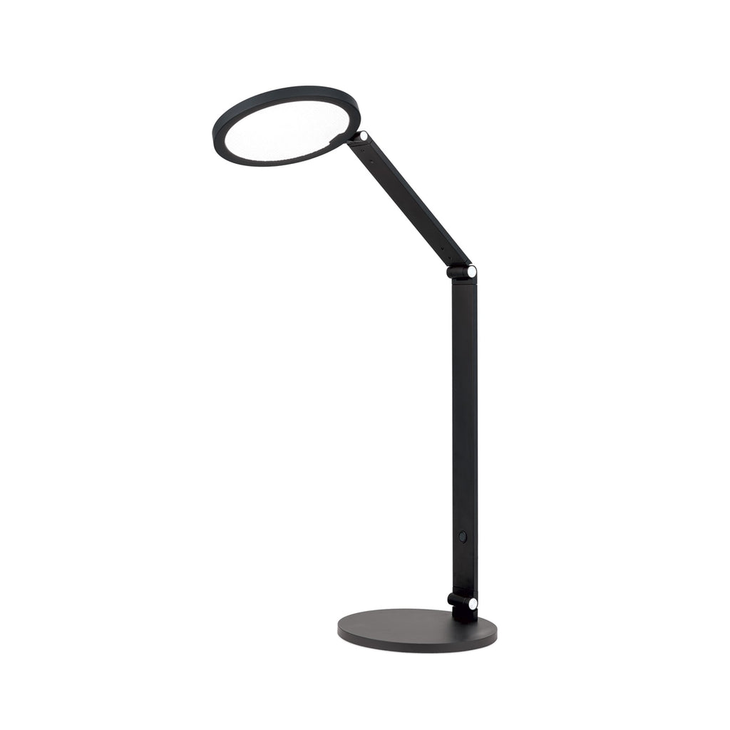 LED bordlampe Fati svart aluminium montert
