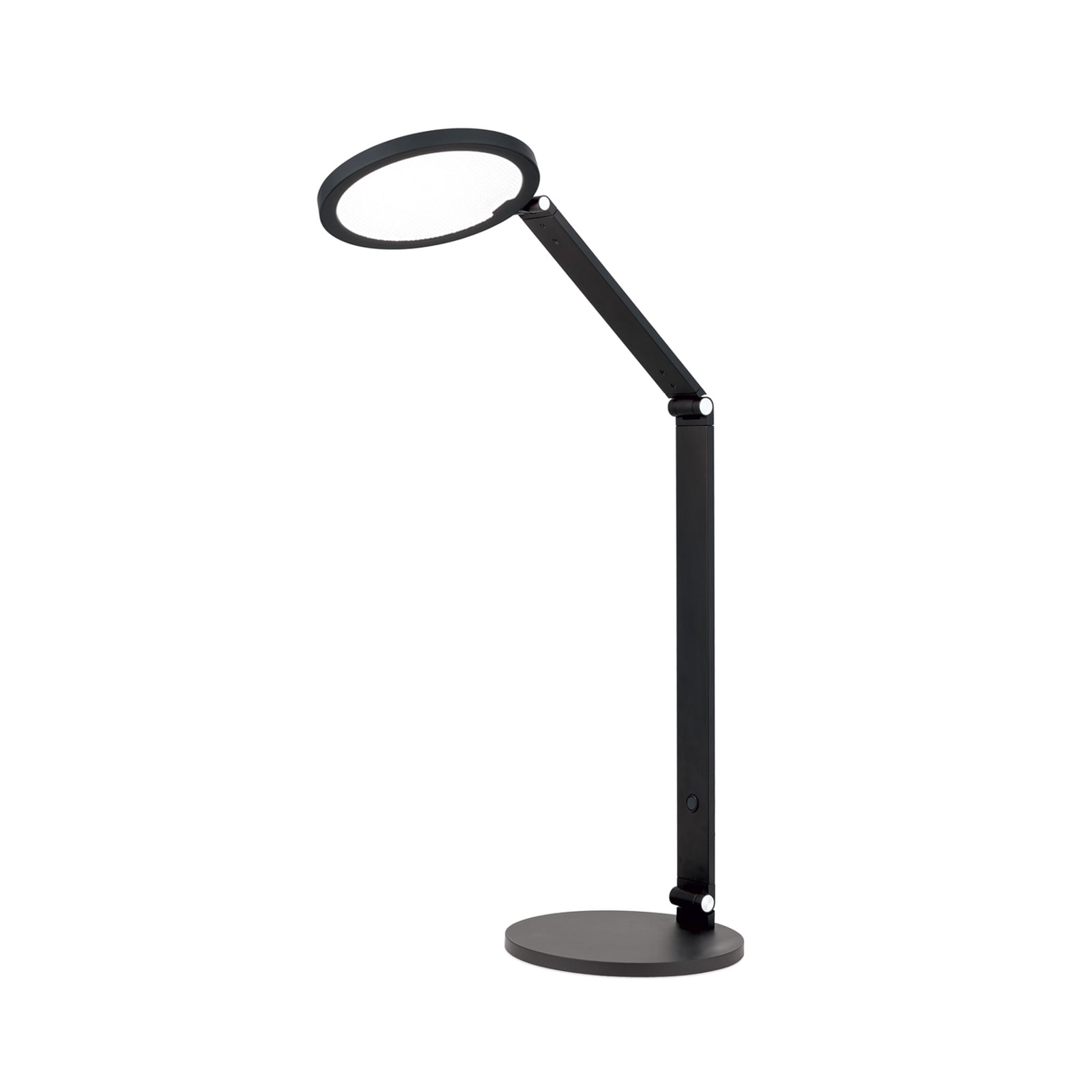 LED bordlampe Fati svart aluminium montert