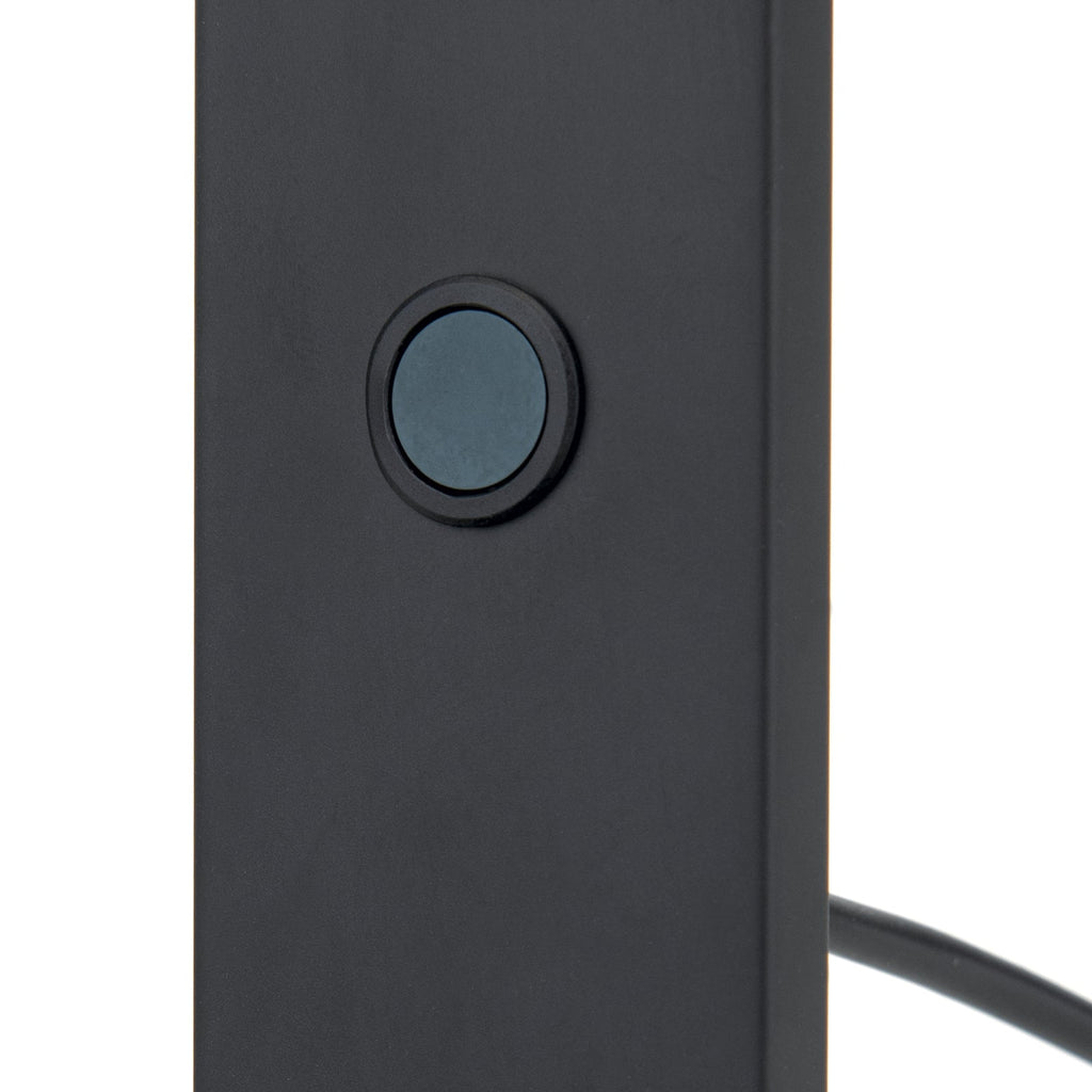 LED bordlampe Fati svart aluminium berøringsdimmer