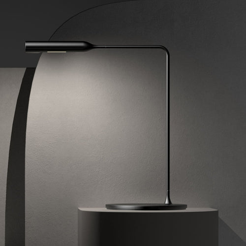 LED bordlampe Flo Bedside dimbar svart 36 cm forfra