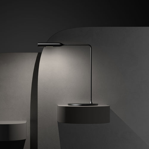 LED bordlampe Flo Bedside dimbar svart 36 cm bakside