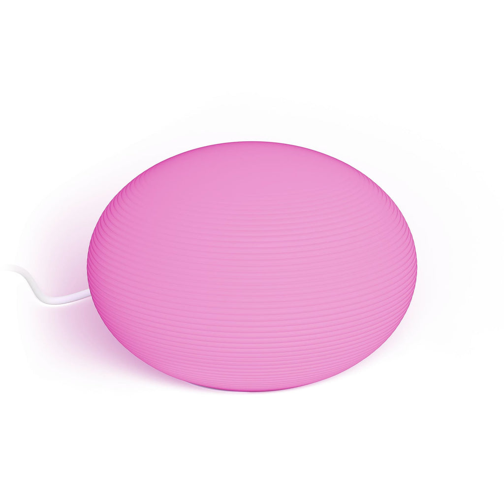 LED bordlampe Flourish glass dimbar RGBW Ø26 cm - Philips Hue dimmerbryter