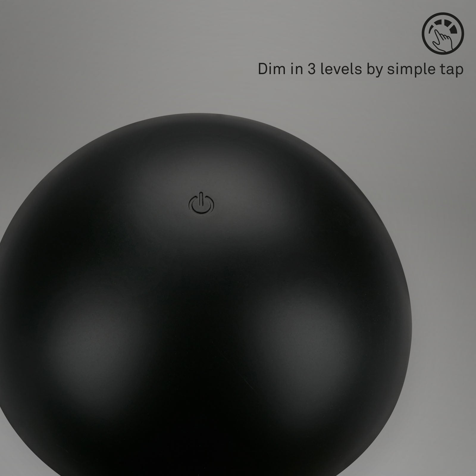 LED bordlampe Fungo sett fra siden