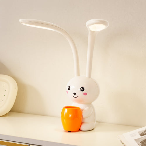 LED bordlampe Haas dimbar beige CCT haredesign forfra