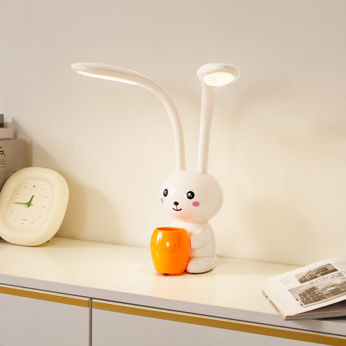 LED bordlampe Haas dimbar beige CCT haredesign bakside