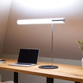 LED bordlampe HEAVN One dimbar CCT sølv forfra