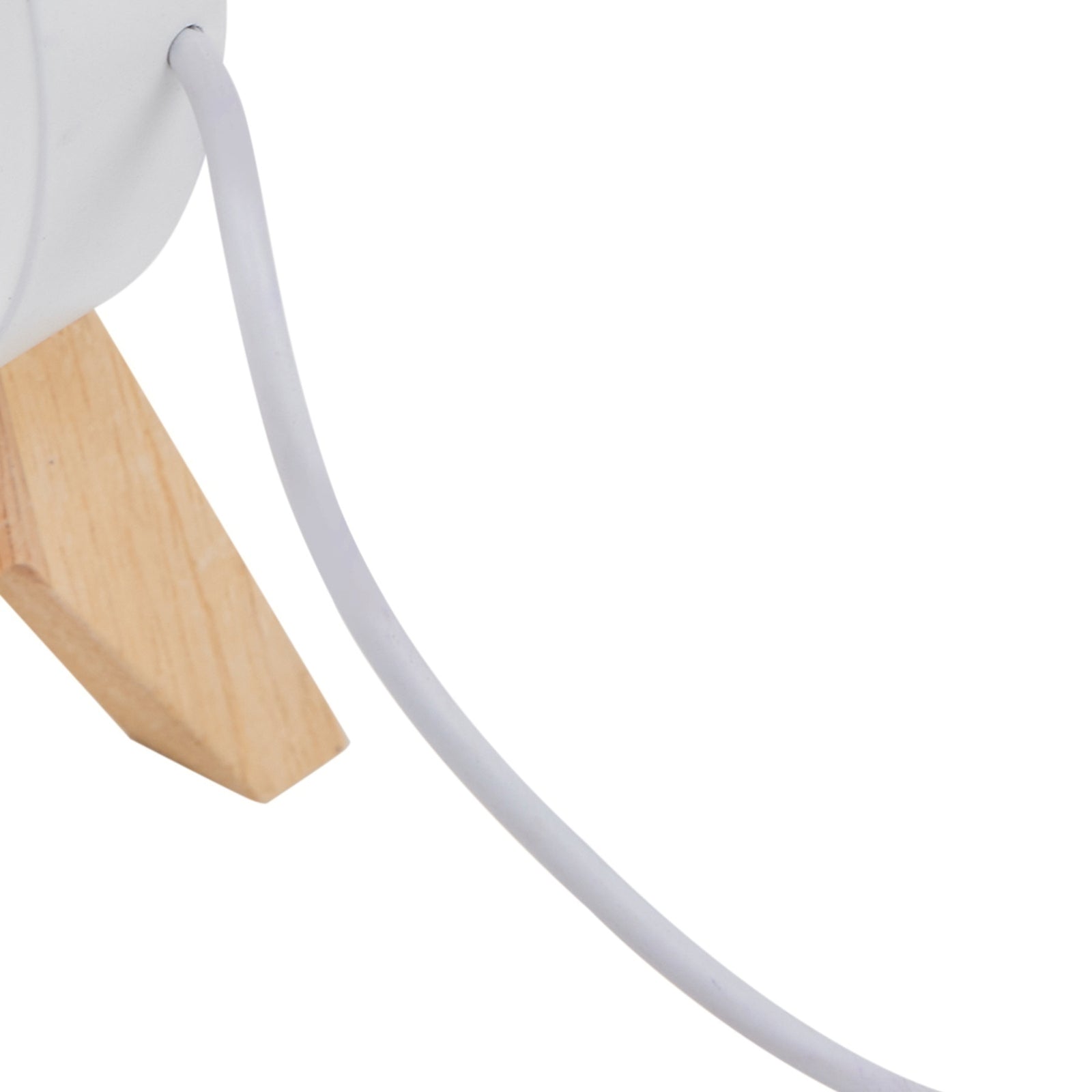LED bordlampe Hirvi tre hvit lys i varm hvit modus