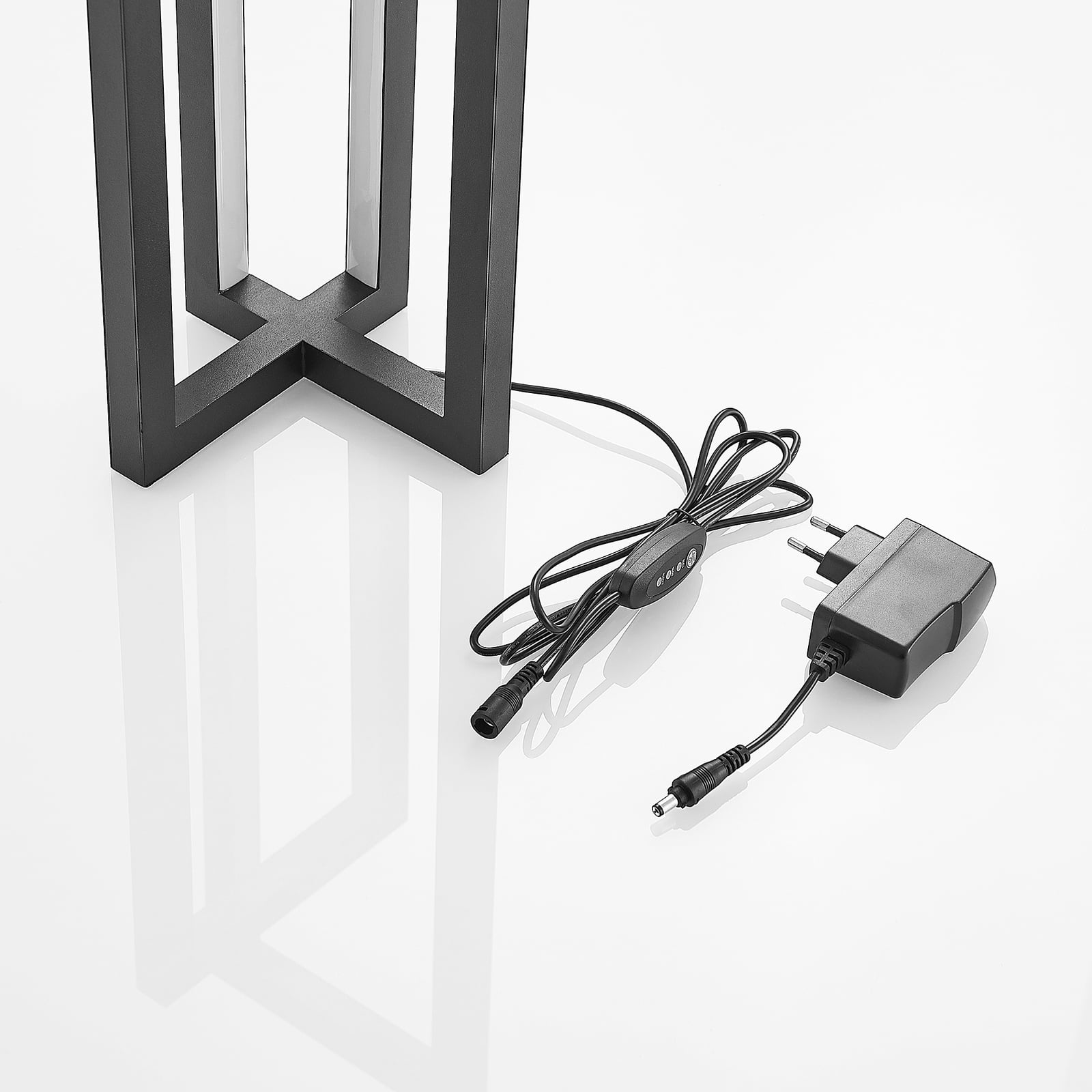 LED bordlampe Hylda dimbar svart aluminium 42 cm 10,5W - Lucande