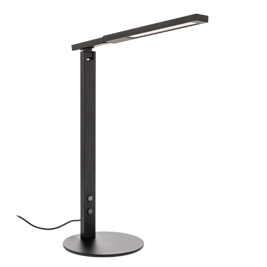 LED bordlampe Ideal dimbar svart aluminium 10W CCT montert på skrivebord