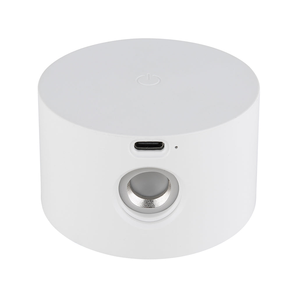 LED bordlampe Jorje oppladbar CCT dimbar hvit 35 cm brukt som klipplampe