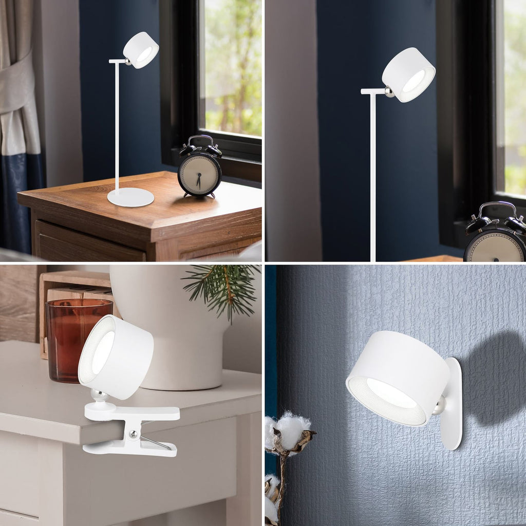 LED bordlampe Jorje oppladbar CCT dimbar hvit 35 cm brukt som lommelykt