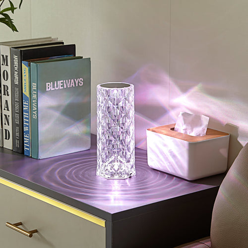 LED bordlampe Louane oppladbar RGBW dimbar med fjernkontroll bakside