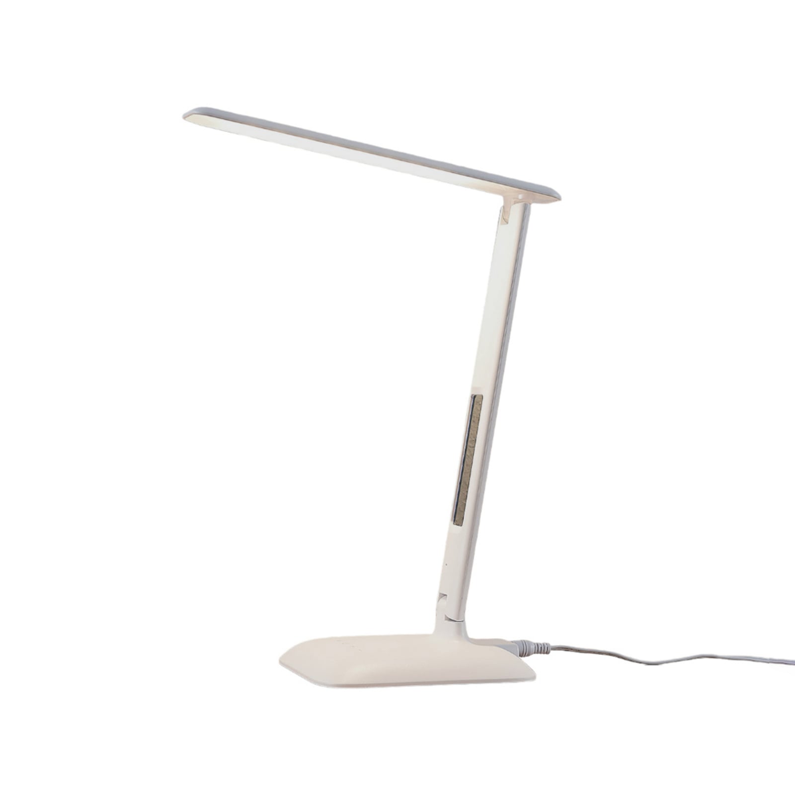 LED bordlampe Ludmilla dimbar CCT med display 34 cm hvit bakside