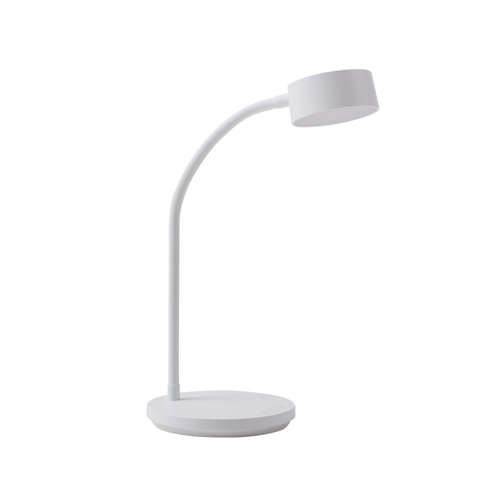 LED bordlampe Maori hvit metall CCT dimbar USB montert på bord