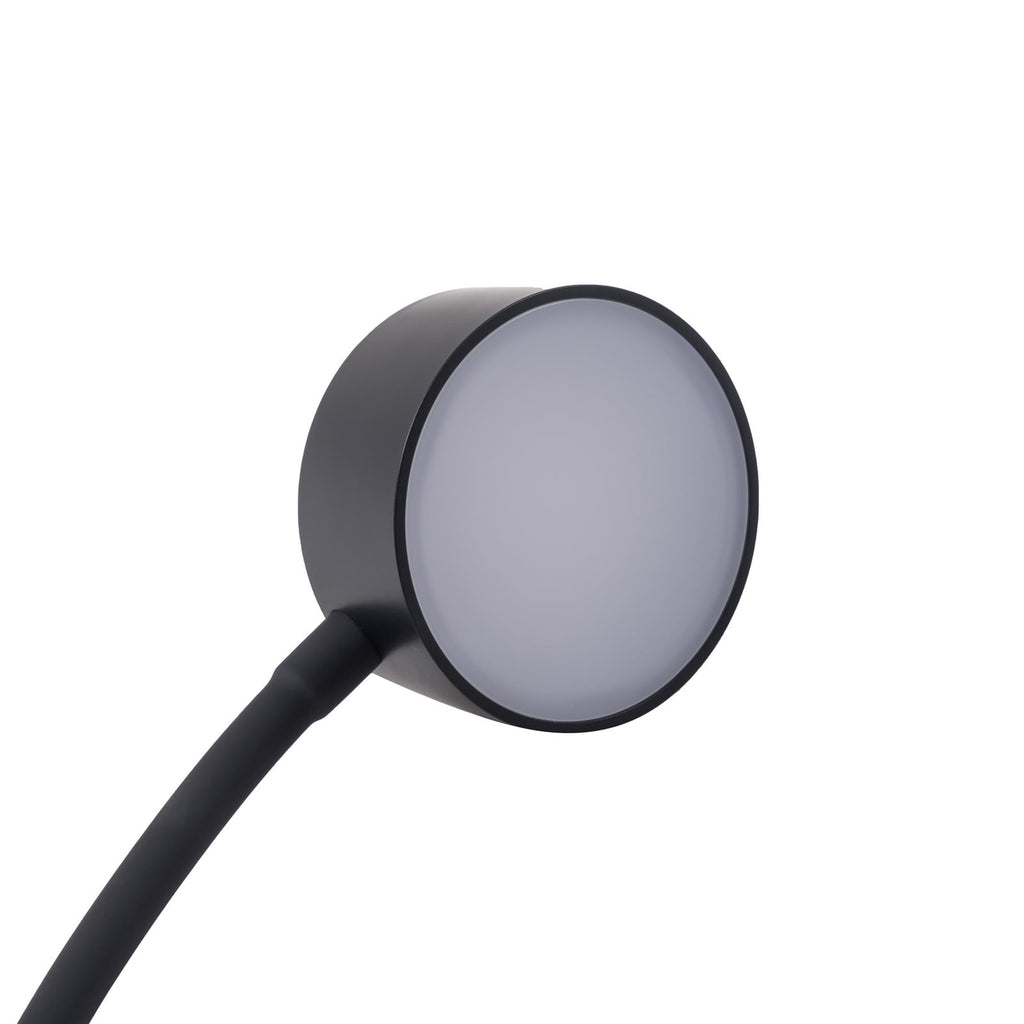 LED bordlampe Maori svart metall CCT dimbar USB med USB-kabel