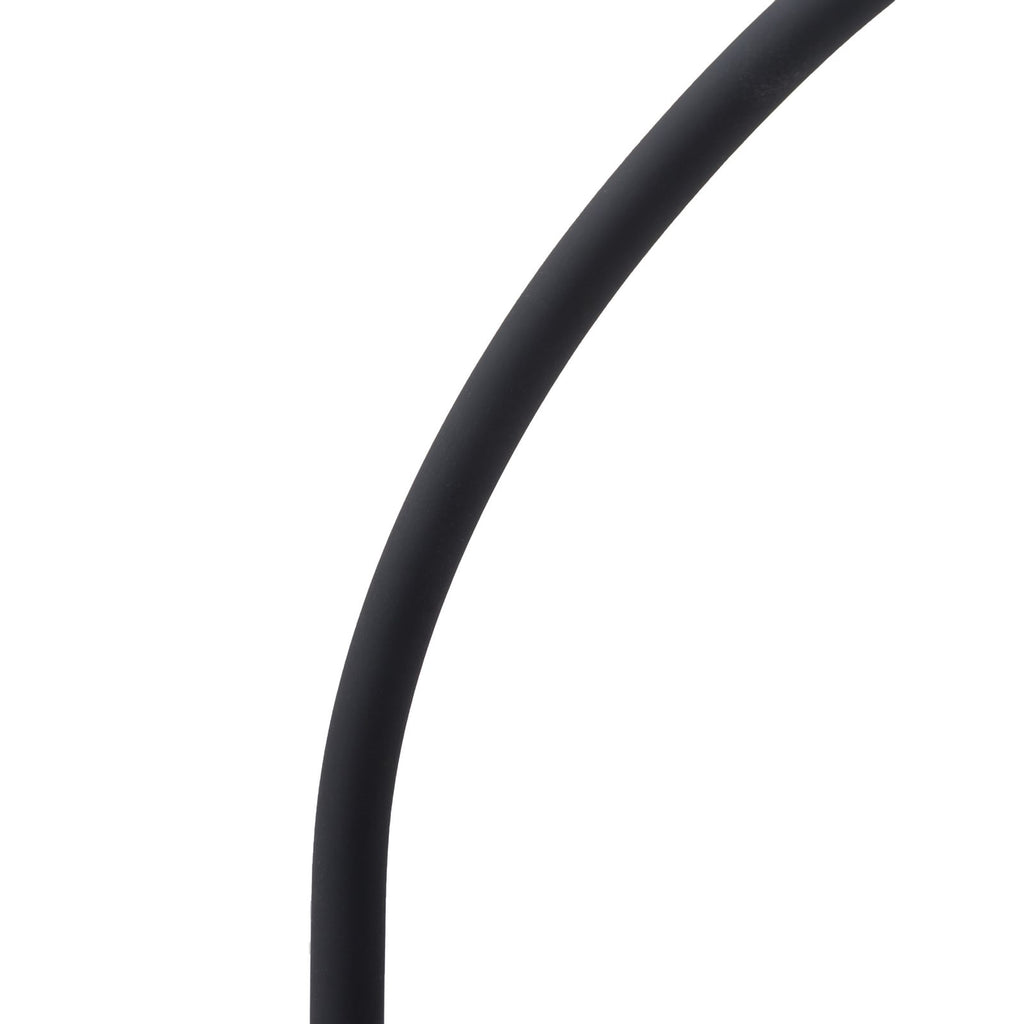 LED bordlampe Maori svart metall CCT dimbar USB knapp for dimming